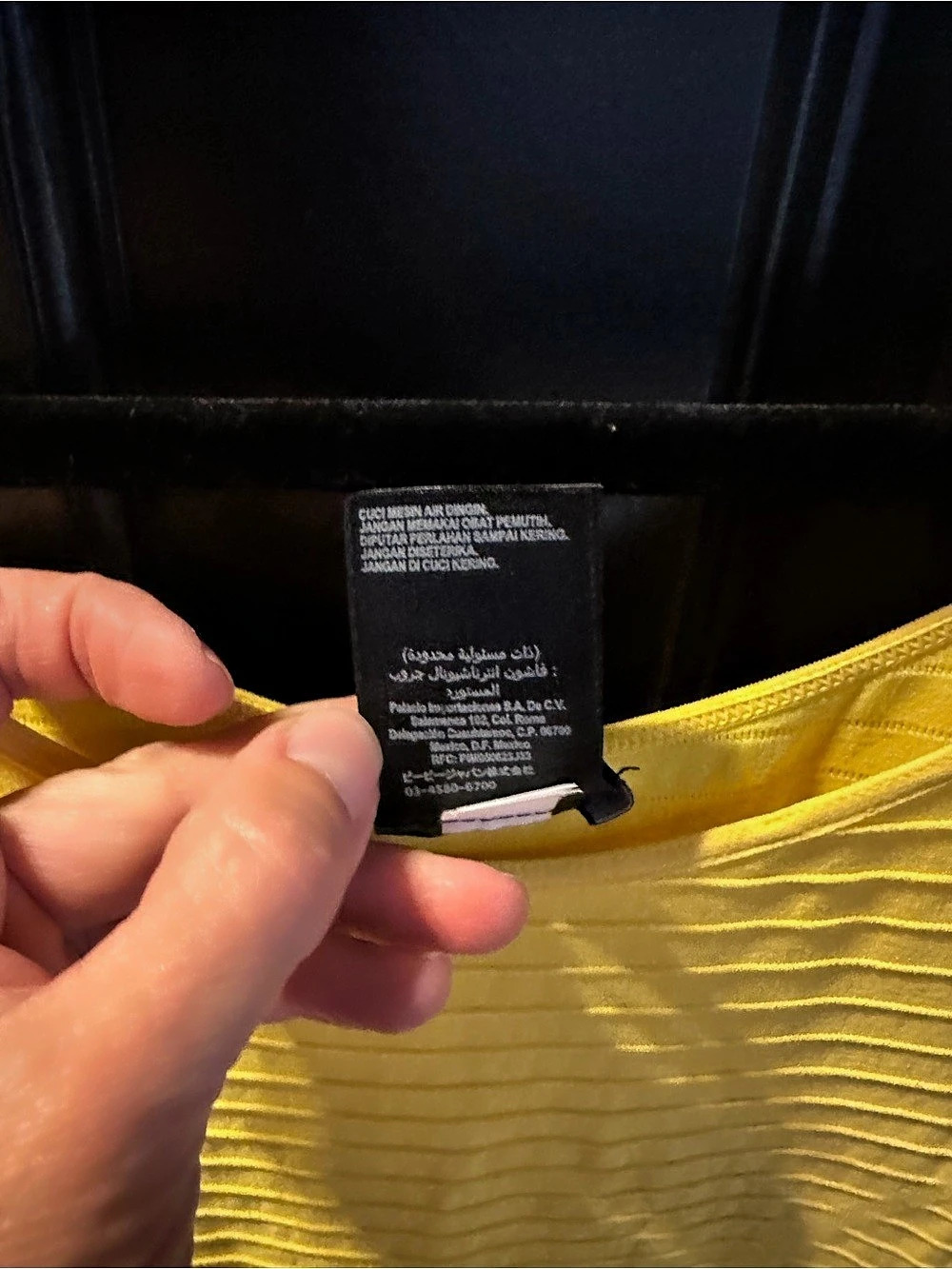 Bebe Yellow Ribbed Tank Top Small - Picture 5 of 5